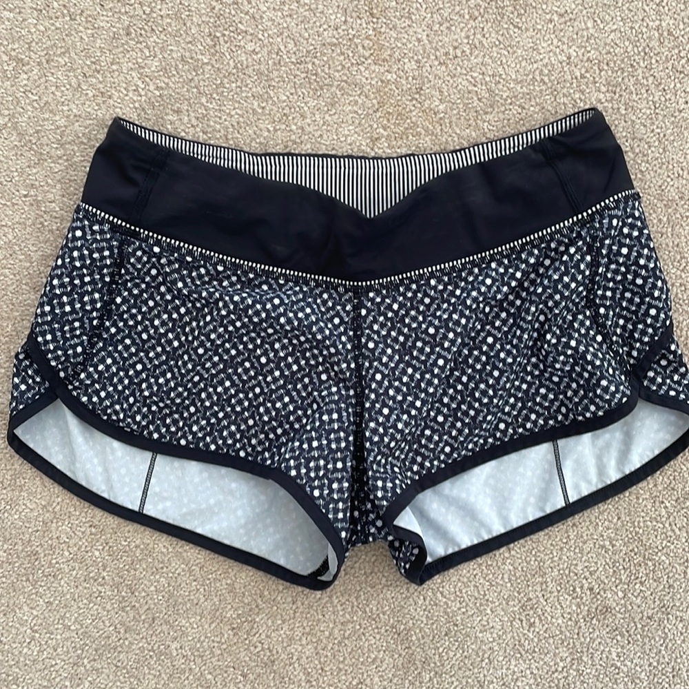 Lululemon speed shorts size 6